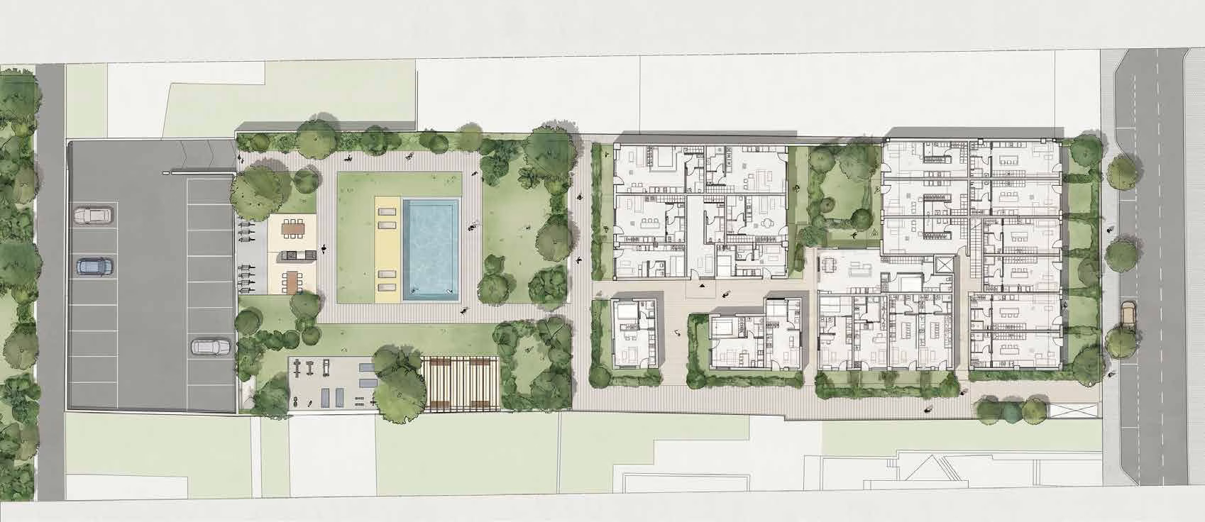 Proje yerleşim planı